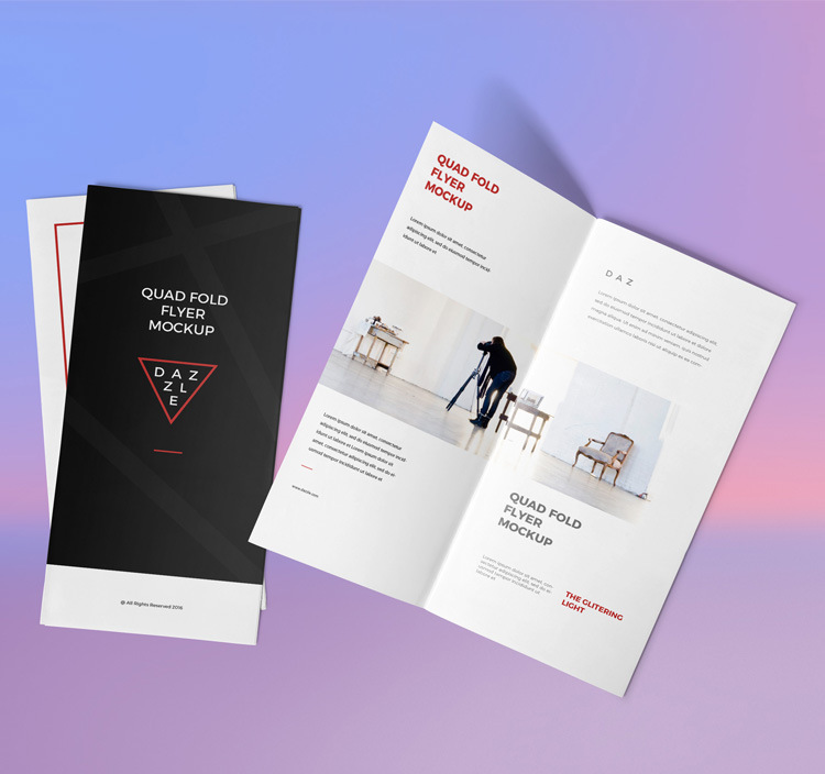 工廠異形手表產品目錄宣傳廣告頁彩色異形燙金雙膠紙三折頁印刷